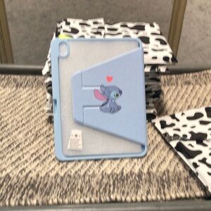 Blue Tablet Case with Stitch Design NEW